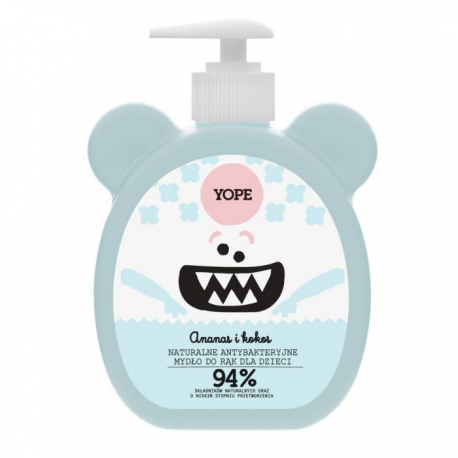 YOPE Naturalne antybakteryjne mydło do rąk dla dzieci
