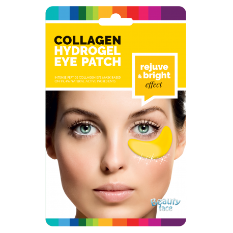 BEAUTY FACE  - przeciwzmarszczkowe kolagenowe płatki pod oczy ze złotem
