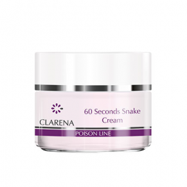 CLARENA 60 Seconds Snake Cream Przeciwzmarszczkowy krem z jadem węża