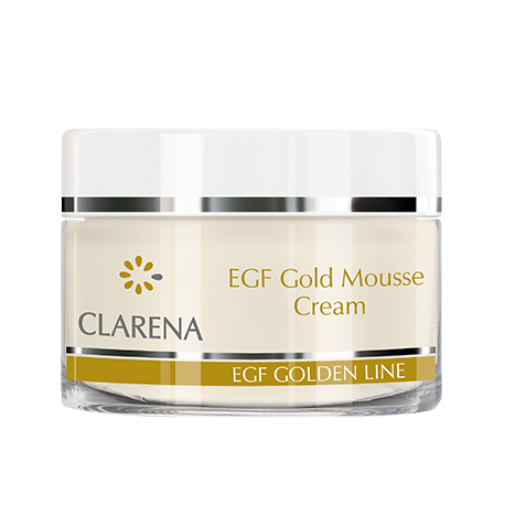 CLARENA EGF Gold Mousse Cream - krem ze złotem koloidalnym